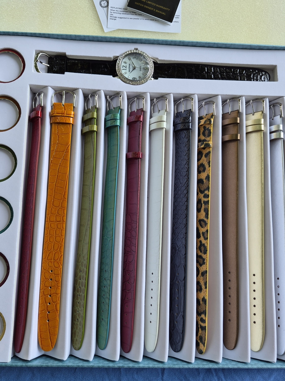 Waltham Lady Diva Interchangeable Watch Set